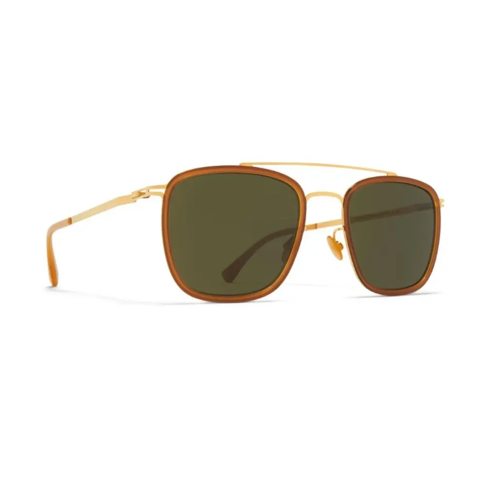 Mykita Men's Gold Brown Jeppe 6U79 Eyewear Sunglasses